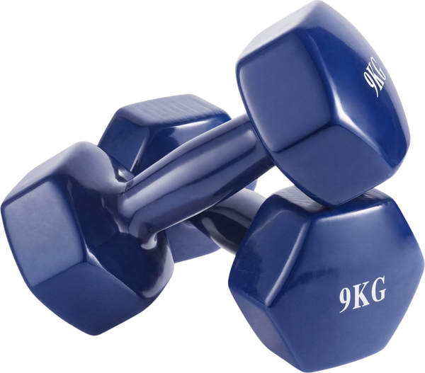 Набор гантелей VictoryFit VF-DV090-2 (9кг, 2шт) - фото