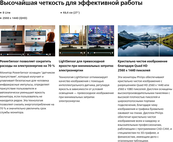 Монитор Philips 275B1H/00