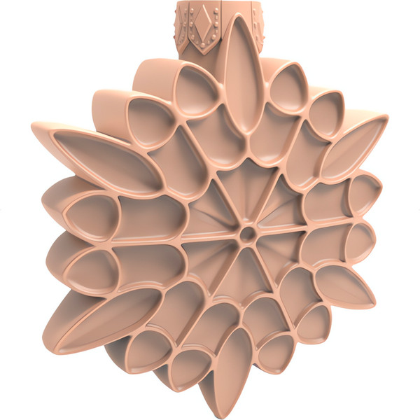 Садовая фигура-светильник БЕРКАНО Snowflake / 210_128_27 - фото