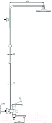 Душевая система G.Lauf NEB16-A123
