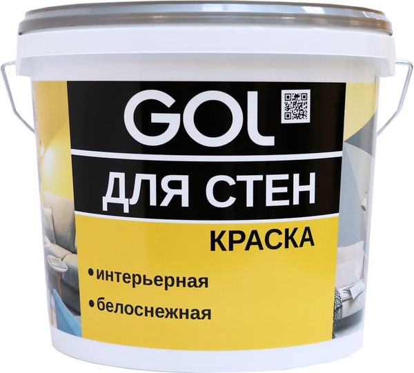 Краска GOL ВДАК-2180 № 152 Акриловая для стен - фото