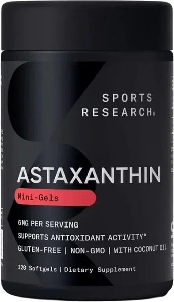Пищевая добавка Sports Research Astaxanthin from Microalgae 6mg