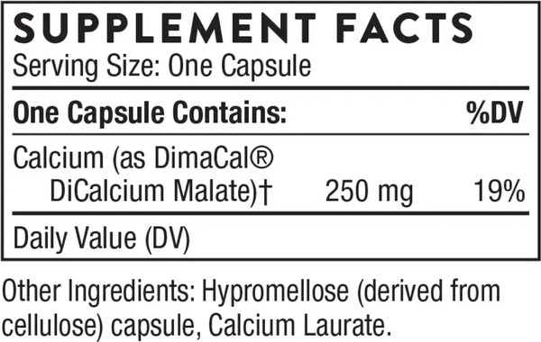 Минерал Thorne Calcium Chelate Malate 250mg