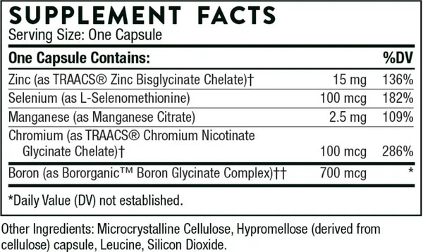Пищевая добавка Thorne Trace Minerals
