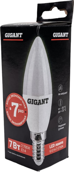 Лампа Gigant G-E14-7-2700K