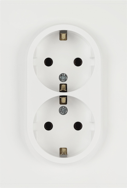 Розетка ЭРА Arktik 16-2104-08 2X2P+E Schuko 16А-250В / Б0070451