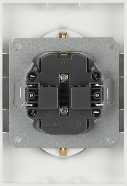 Розетка ЭРА Arktik 16-2104-08 2X2P+E Schuko 16А-250В / Б0070451