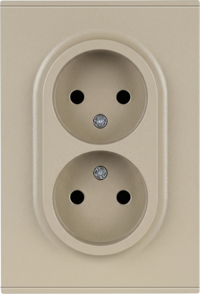 Розетка ЭРА Arktik 16-2107-04 2X2P 16А-250В / Б0071684