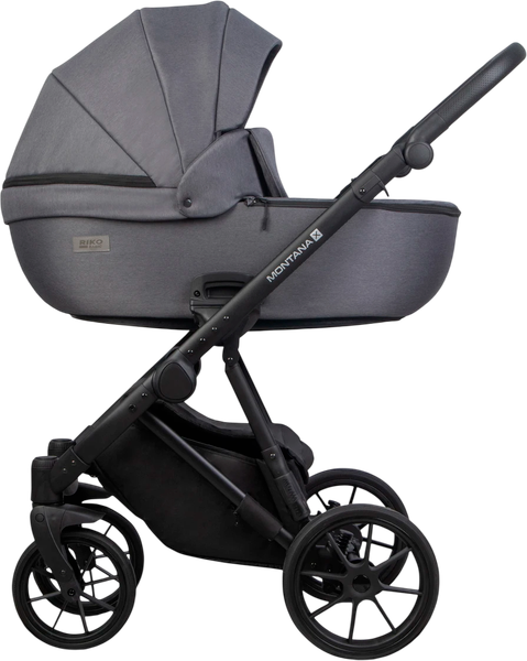 Детская универсальная коляска Riko Montana X 2 В 1 Basic (04 графит) - фото