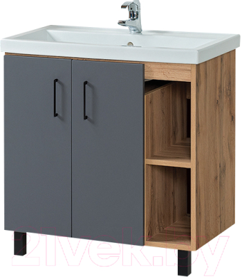 Тумба под умывальник Акваль Лофт 80 / В2.4.01.8.0.1 - фото