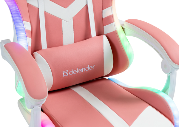 Кресло геймерское Defender Ideal RGB / 64041