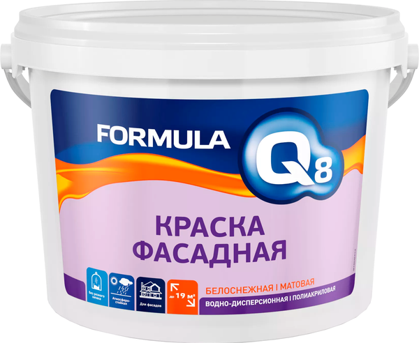 Краска Formula Q8 Фасадная - фото