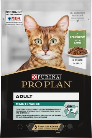 Влажный корм для кошек Pro Plan Nutri Savour Adult с ягненком в желе - фото