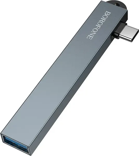 USB-хаб Borofone FH1A 4в1 Type-C - USB2.0x3+USB3.0 - фото