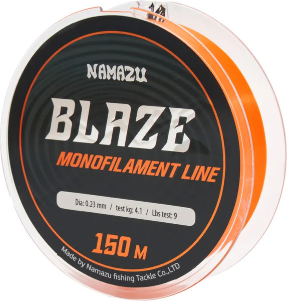 Леска монофильная Namazu Blaze d-0.23мм test-4.1кг / NB150-0.23 - фото
