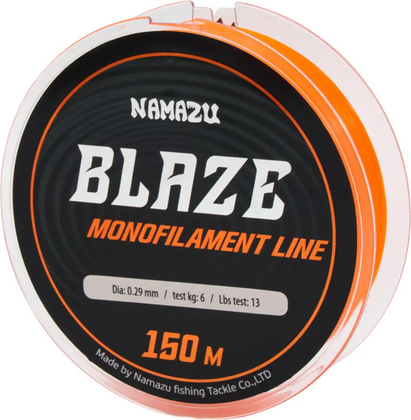 Леска монофильная Namazu Blaze d-0.29мм test-6кг / NB150-0.29 - фото