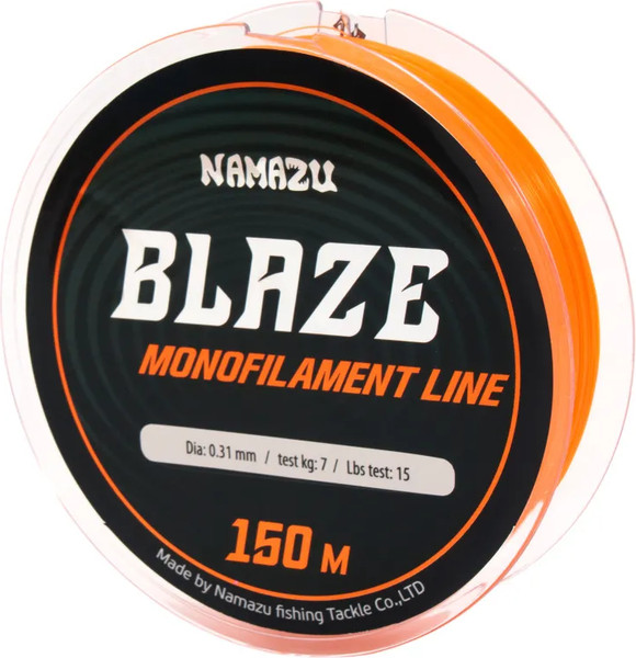 Леска монофильная Namazu Blaze d-0.31мм test-7кг / NB150-0.31 - фото