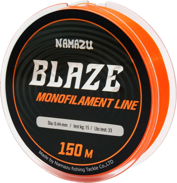 Леска монофильная Namazu Blaze d-0.44мм test-15кг / NB150-0.44 - фото