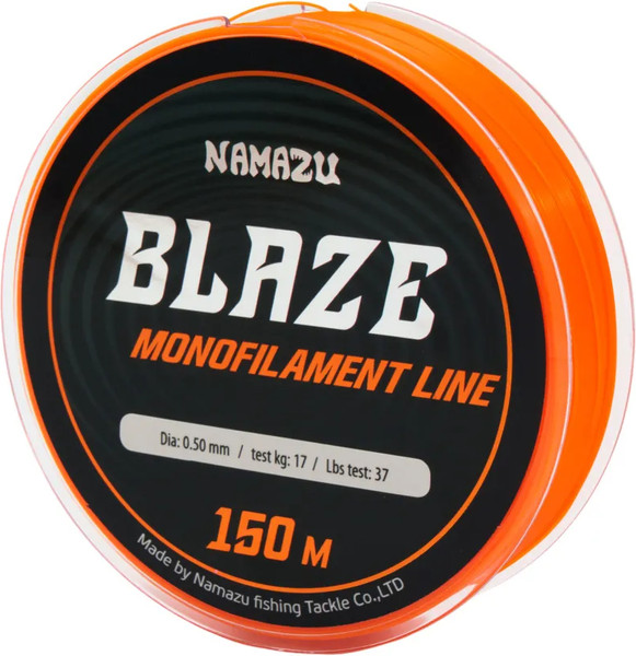 Леска монофильная Namazu Blaze d-0.50мм test-17кг / NB150-0.50 - фото