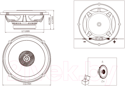 Коаксиальная АС JBL Stage3 627F