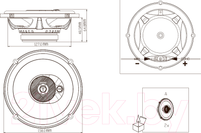 Коаксиальная АС JBL Stage3 637F