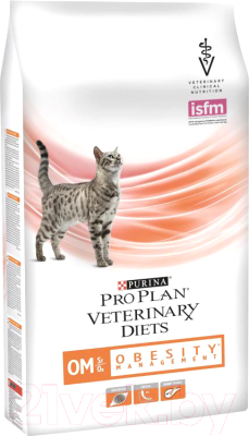 Сухой корм для кошек Pro Plan Veterinary Diets OM St/Ox - фото