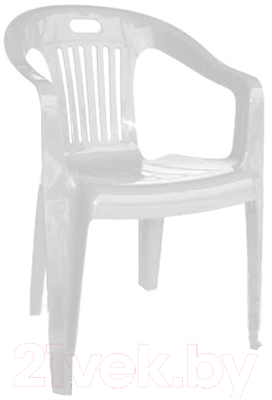 Стул пластиковый Стандарт Пластик Групп Комфорт-1 (белый) - фото