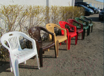 Стул пластиковый Стандарт Пластик Групп Комфорт-1 (белый)