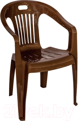 Стул пластиковый Стандарт Пластик Групп Комфорт-1 (шоколад) - фото