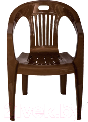 Стул пластиковый Стандарт Пластик Групп Комфорт-1 (шоколад)