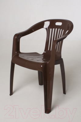 Стул пластиковый Стандарт Пластик Групп Комфорт-1 (шоколад)