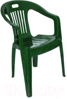 Стул пластиковый Стандарт Пластик Групп Комфорт-1 (темно-зеленый) - фото