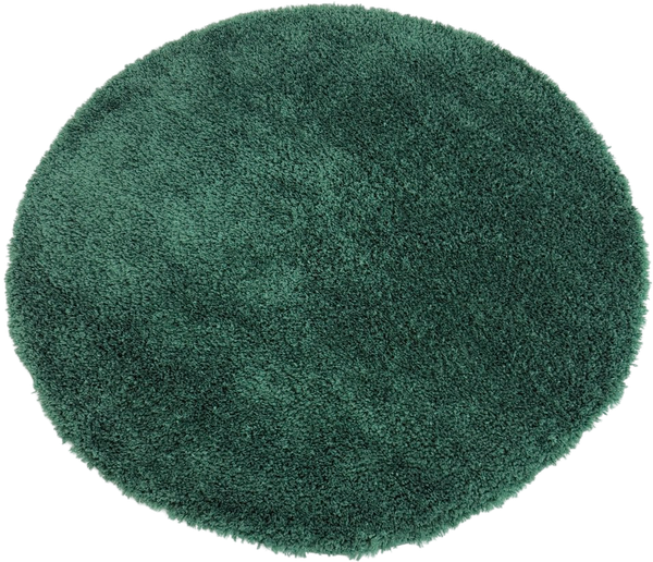 Коврик LAXMI Fluffy 01 круг (2x2, Dark Green) - фото