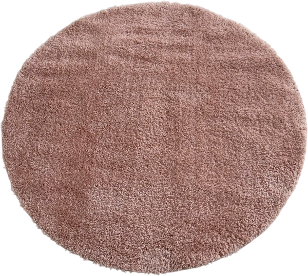 Коврик LAXMI Fluffy 01 круг (2x2, Blush) - фото