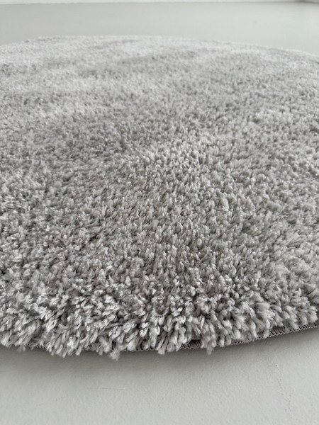 Ковер LAXMI Fluffy 01 круг (2x2, Light Grey)