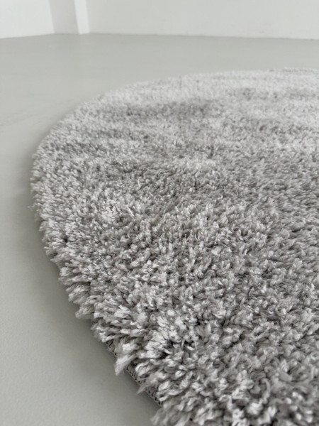 Ковер LAXMI Fluffy 01 круг (2x2, Light Grey)