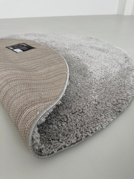 Ковер LAXMI Fluffy 01 круг (2x2, Light Grey)