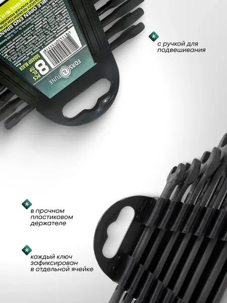 Набор ключей FORSandTUNE 5084MP Black