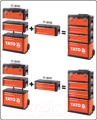 Тележка инструментальная Yato YT-09102