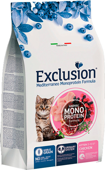 Сухой корм для кошек Exclusion Monoprotein Kitten Chicken С цыпленком - фото