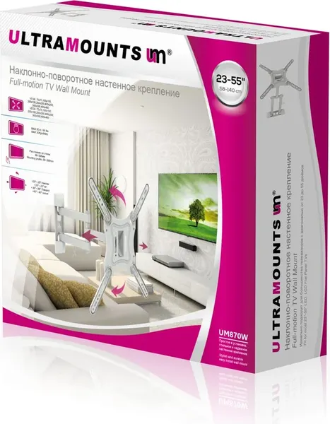 Кронштейн для телевизора Ultramounts UM870W