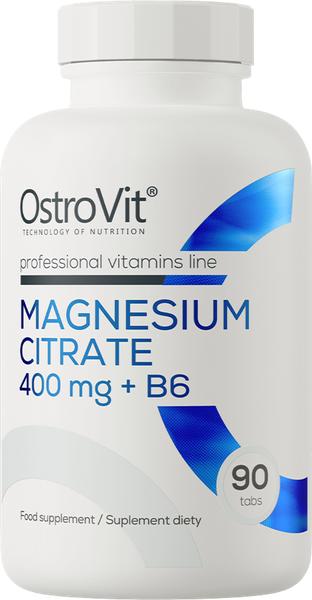 Витаминно-минеральный комплекс OstroVit Magnesium Citrate 400mg + B6
