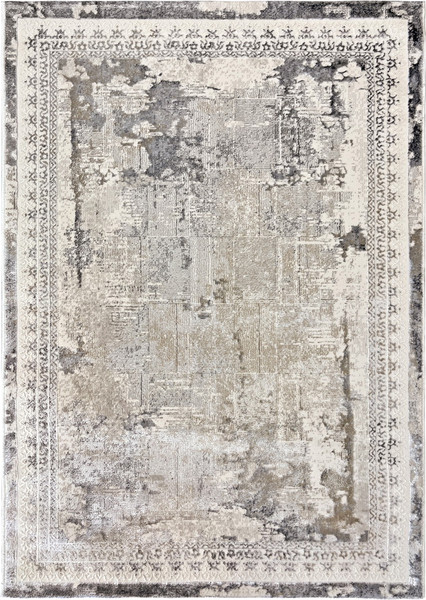 Ковер Behram Vegas T2454RE-CREAM-D.GREY