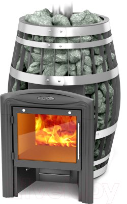 Печь-каменка ТМФ Саяны XXL 2015 Inox Витра (ЗК) - фото