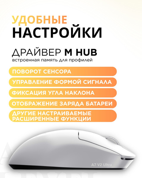 Мышь MCHOSE A7 V2 Ultra / MC-A7V2-6