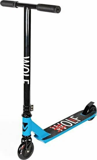 Самокат детский Novatrack Wolf JR / 100P.WOLFJR.BL26 - фото