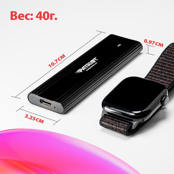 Внешний жесткий диск Patriot Transporter Lite USB-C 4ТБ (PTPL4TBPECB)