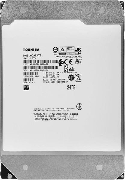 Жесткий диск Toshiba Enterprise Capacity 24ТБ (MG11ACA24TE) - фото
