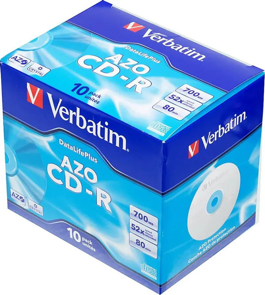 Набор дисков CD-R Verbatim 700МБ 52x / 43327 - фото