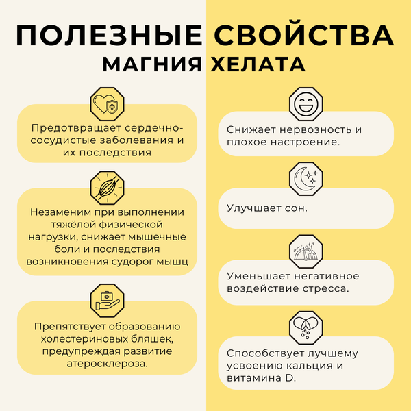 Минерал Binasport Хелат Магния 100мг